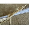 22 Gauge White Cloth Covered Wire