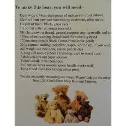 Bear Pattern Eddie 33cm