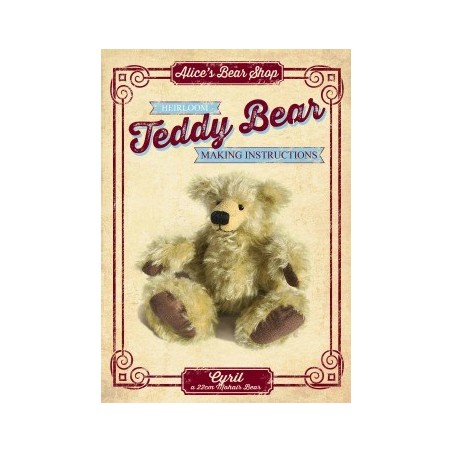 Bear pattern Cyril 22cm