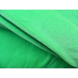 Cotton Velour 1/2m Green