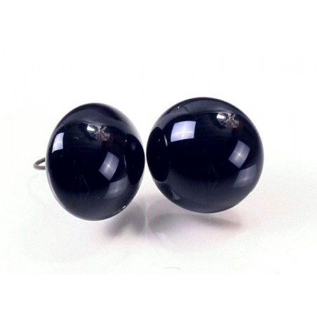 Glass Eyes Black Shiny