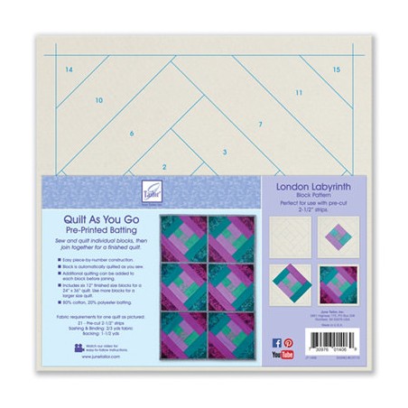 Quilt as you go - London Labyrinth