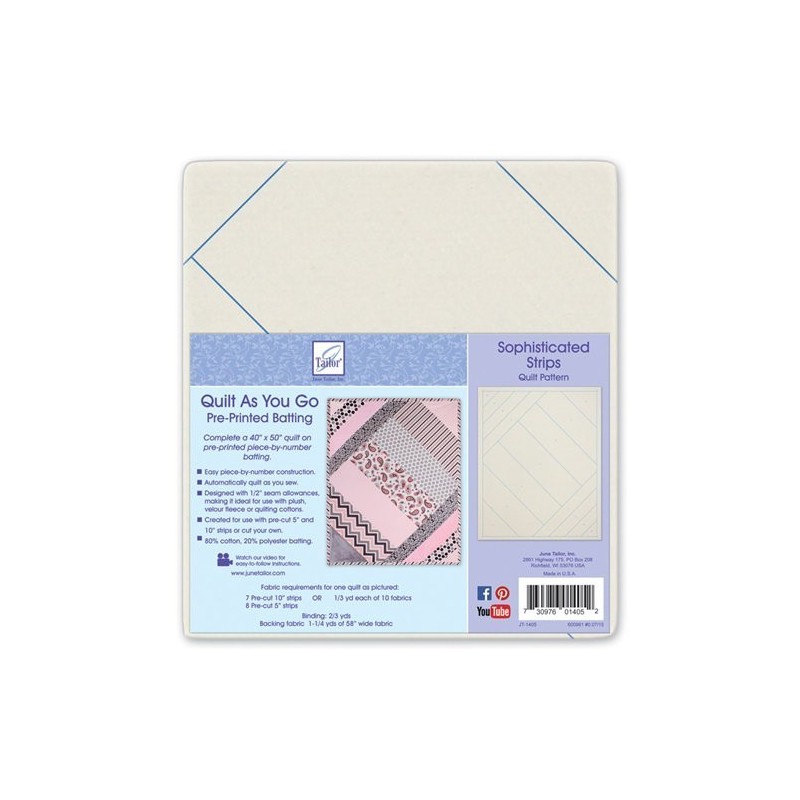 Quilt as you Go - Sophisticated Stripes