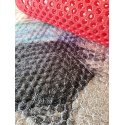 Felting roller/tube for wet felting