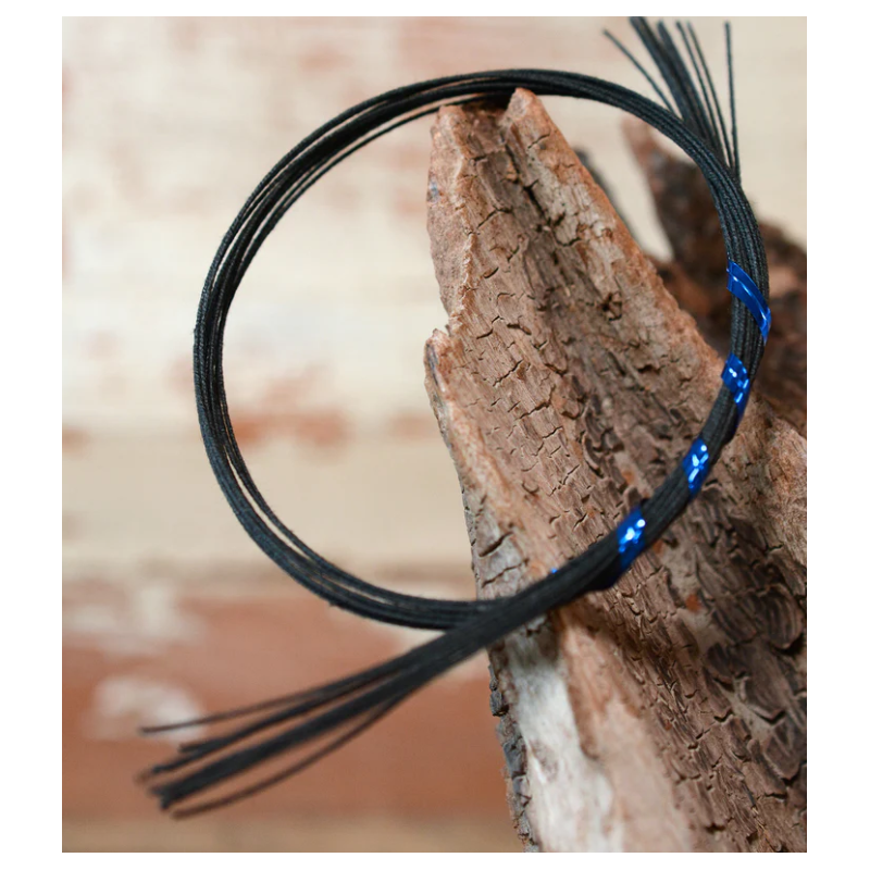 Black 32 Gauge Cloth Covered Wire