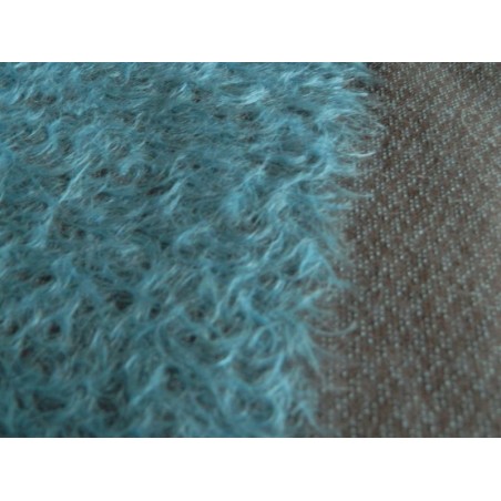 Bear Mohair Fabric - Blue
