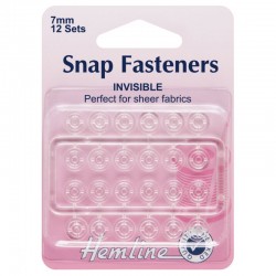 Clear snap fastener 7mm