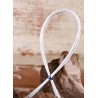 Wire 26 Gauge White Cloth Covered
